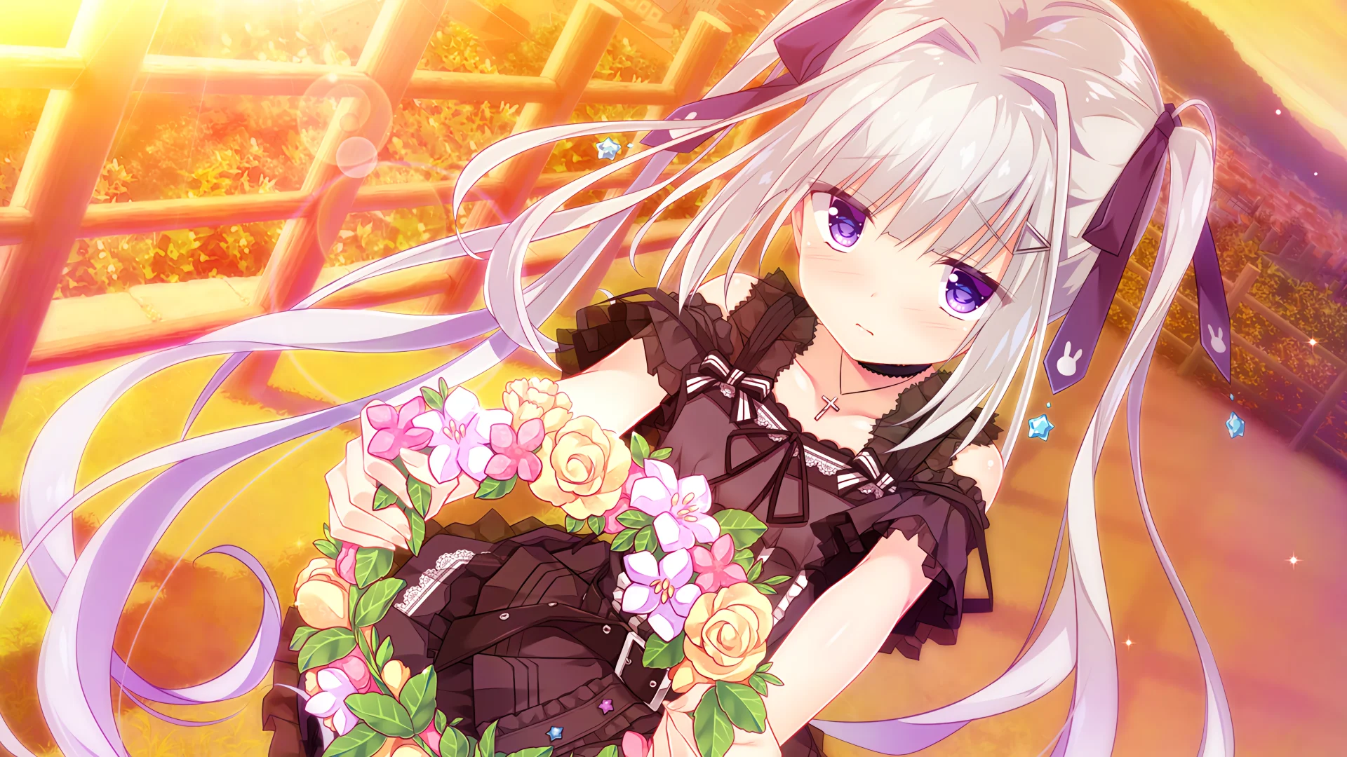 花与少女的祝福